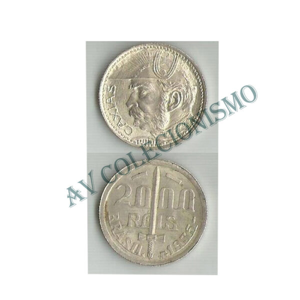 MPR 720 - Moeda 2000 réis - Prata - Duque de Caxias - 1935 - SOB