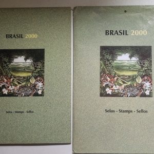 Fôlder dos Correios com a Coleção de Selos do Brasil - 2000