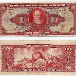 C094 - 100 Cruzeiros - Autografada - 1949 - SOB/FE
