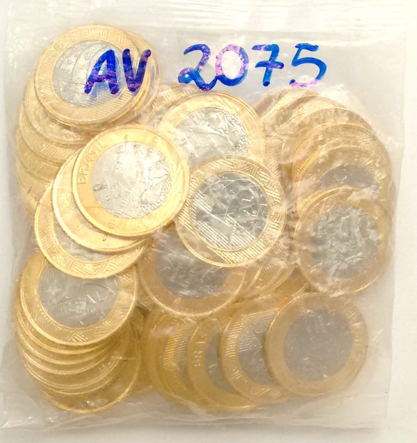 Sachê com 50 Moedas Olímpicas - Natação Paralímpica - 1 Real - 2016