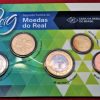 Folder com Serie de 5 Moedas da Segunda Família do Real  - 2019 - Brasil