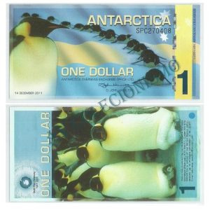 Cédula Fantasia - Antárctica  - 1 Dollar - 2011 - FE