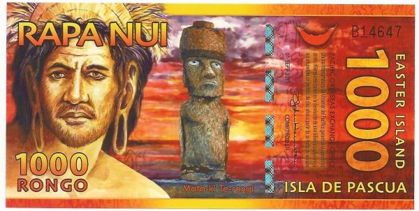 Cédula Fantasia - Ilha da Pascoa - 1000 Rongo - Rapa Nui - 2011 - FE