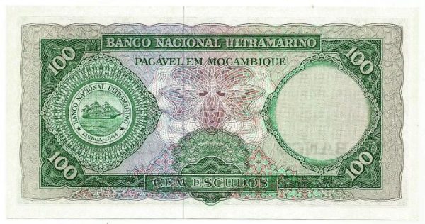 Cédula - Moçambique - Km117a - 100 Escudos - 1961 -  FE