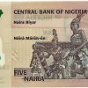 Cédula - Nigéria - Km038c - 5 Naira - 2011 - Polímero - FE