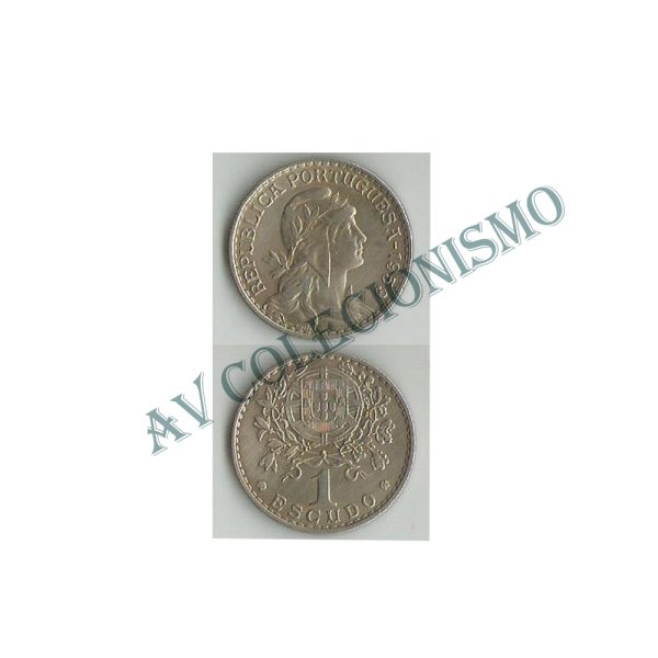 Moeda Portugal - Km578 - 1 Escudo - 1959