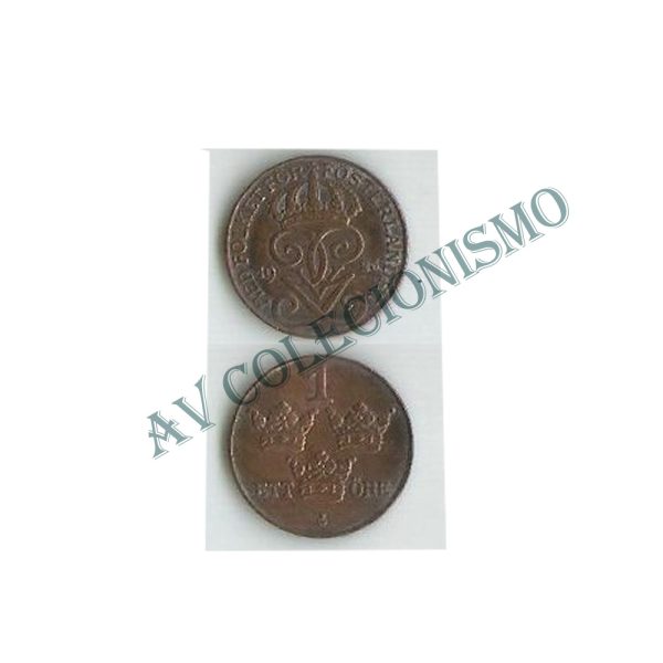 Moeda Suécia - Km777.2 - 1 Ore - 1923