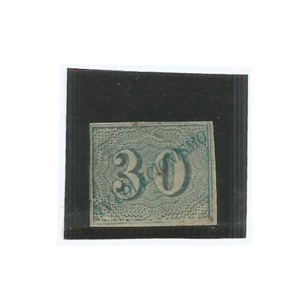 SR020U - 30 Reis - Coloridos - 1854 - Império
