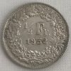 Moeda Suíça - Km023 - 1/2 Franco - 1952 - Prata - 2,50 Gr - 18,20 mm - Excelente Peça