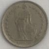 Moeda Suíça - Km023 - 1/2 Franco - 1961 - Prata - 2,50 Gr - 18,20 mm - Excelente Peça