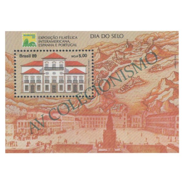 B081 - Brasiliana 89 - Exposição Filatélica Inter-Americana - Espanha e Portugal  - 1989 - MINT