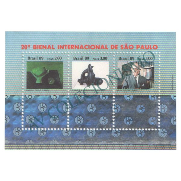 B082 - 20a Bienal Internacional de São Paulo - 1989 - MINT