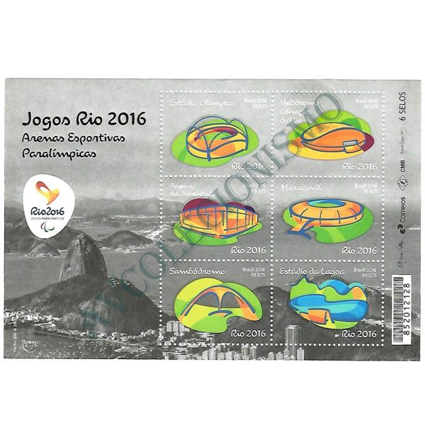 B193 - Jogos Rio 2016 - Arenas Esportivas Paralímpicas - 2016 - MINT