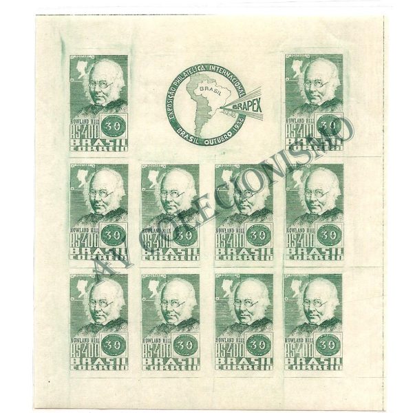 B001 - Primeira Exposicao Filatelica Internacional - 1938 - MINT