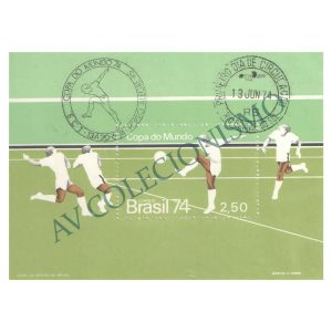 B036 CBC - Campeonato Mundial de Futebol Alemanha - 1974 - MINT