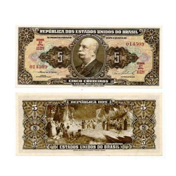 C067 - 5 Cruzeiros - 1954 - FE