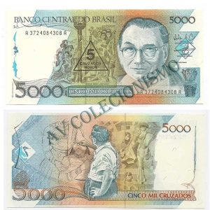 C201 - 5 Cruzados Novos - 1989 - FE