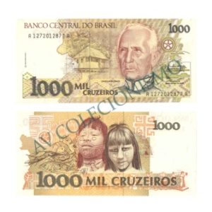 C217 - 1000 Cruzeiros - 1990 - FE