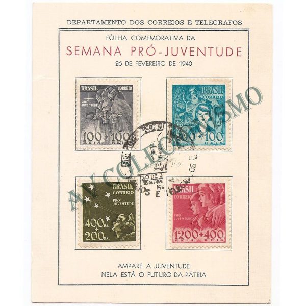 FA-01 -  Semana Pro-Juventude com Selos  - 1940