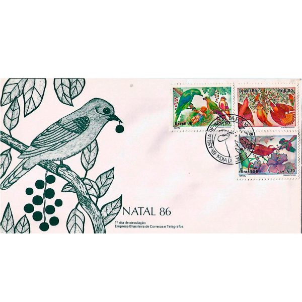 FDC408 - Natal 86 - 1986