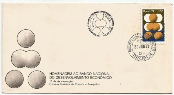 FDC122CPD/CBC -  Homenagem ao Banco Nacional do Desenvolvimento Econômico - 1977