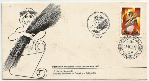 FDC144CPD/CBC - Diplomacia Brasileira - Paz e Desenvolvimento - 1978