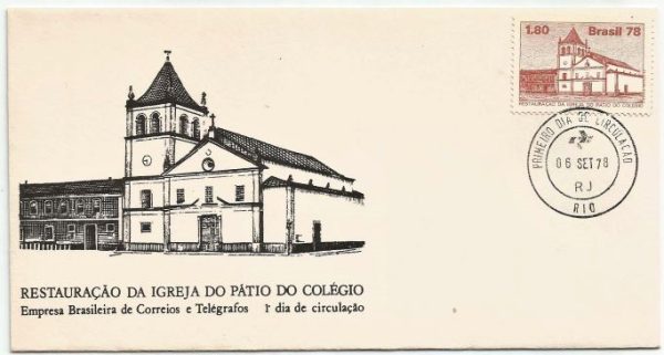 FDC160CPD - Restauração da Igreja do Pátio do Colégio - 1978