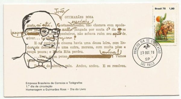 FDC165CPD - Homenagem a Guimarães Rosa - 1978