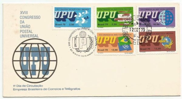 FDC183CPD/CBC - XVIII Congresso da união postal universal - 1979