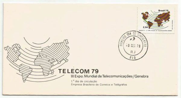 FDC186CPD - TELECOM 79 - III exposição mundial de telecomunicações/Genebra - 1979