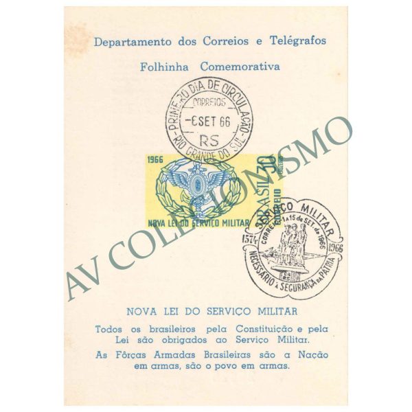 FO-29 CPD- Nova Lei do Serviço Militar - 1966