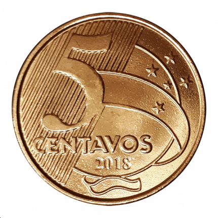 MRS 484 - Moeda 5 Centavos - 2018 - FC