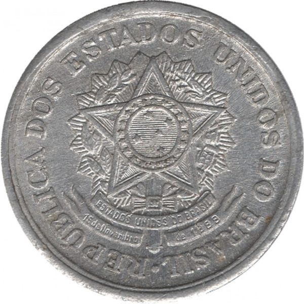 MVM 270 - Moeda 50 centavos - Alumínio - 1958 - SOB