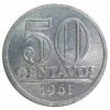 MVM 273 - Moeda 50 centavos - Alumínio - 1961 - SOB