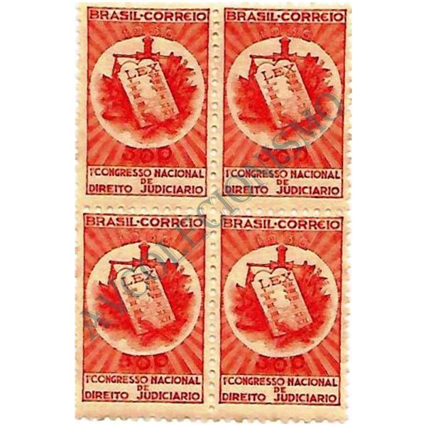 QC0110 - 1º Congresso Nacional de Direito Judiciário - RJ - 1936 - MINT
