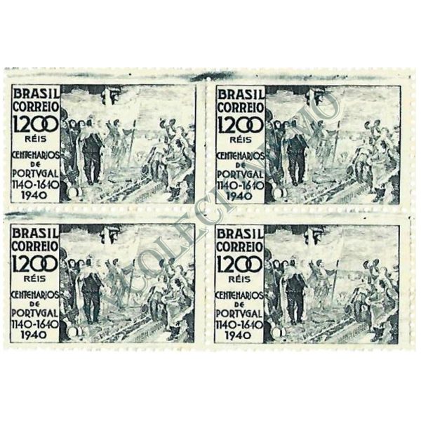 QC0162 - 8º Centenário da independência e 3º da Restauração de Portugal - 1940 - MINT