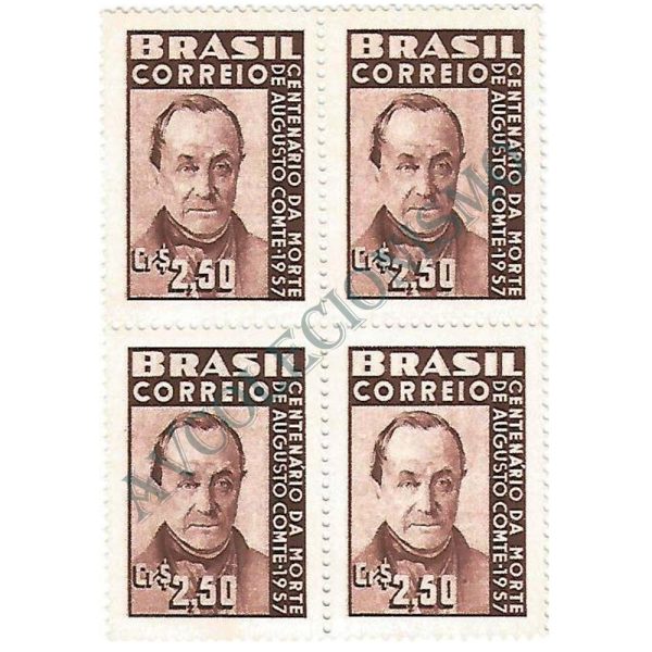 QC0395 - 100 anos da morte de Augusto Comte - Criador do Positivismo - 1957 - NNN