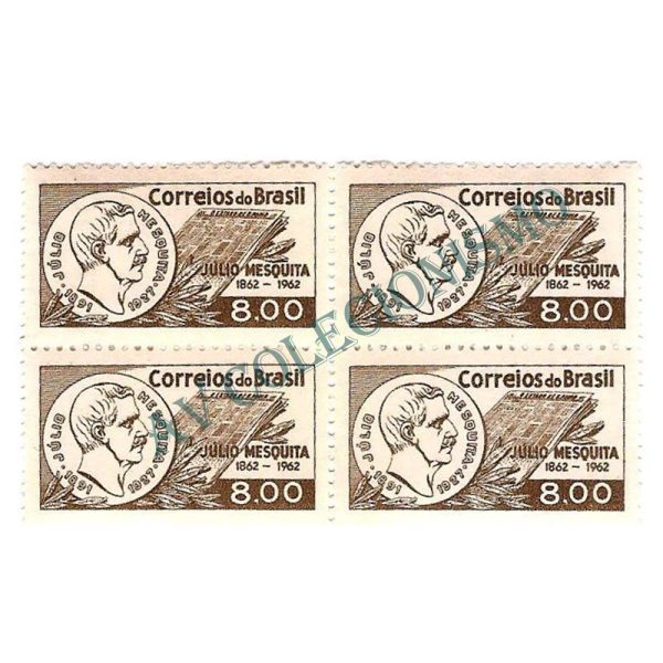 QC0475 - Centenário natalício de Júlio Mesquita (1862-1927) - Advogado e Jornalista - 1962 - NNN