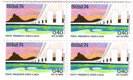 QC0834 - Inauguração da Ponte Rio-Niterói - 1974 - MINT