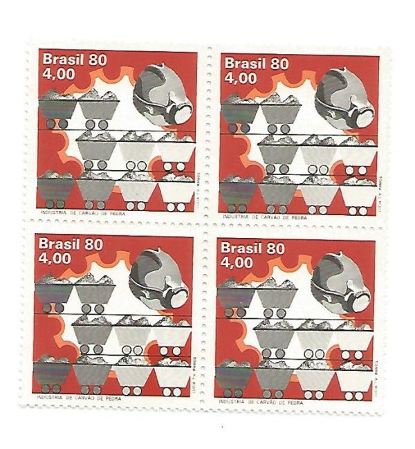 QC1135MINT - indústria de Carvão de Pedra - Extração  - 1980 - MINT