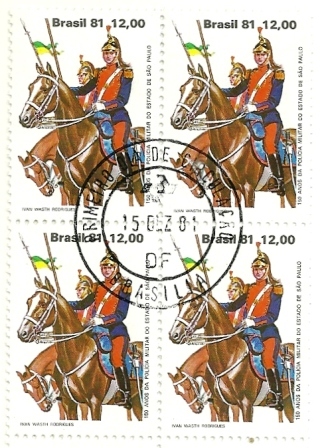 QC1239CPD - 150 Anos da Polícia Militar de São Paulo - Polícia Montada - 1981 - CPD