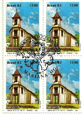 QC1266CBC - Turismo o Barroco Mineiro - Igreja N. Sra. Ó - 1982 - CBC