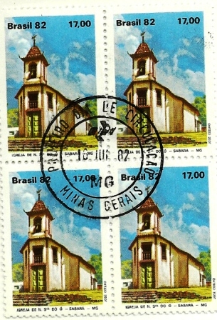 QC1266CPD - Turismo o Barroco Mineiro - Igreja N. Sra. Ó - 1982 - CPD