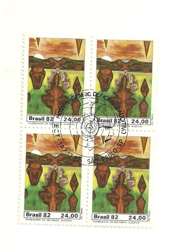 QC1300CBC - Homenagem ao Deficiente Auditivo - Óleo sem Madeira   - 1982 - CBC