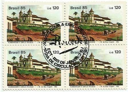 QC1438CBC - Homenagem à Emílio Rouéde (1848-1908) - Pintor - 1985 - CBC