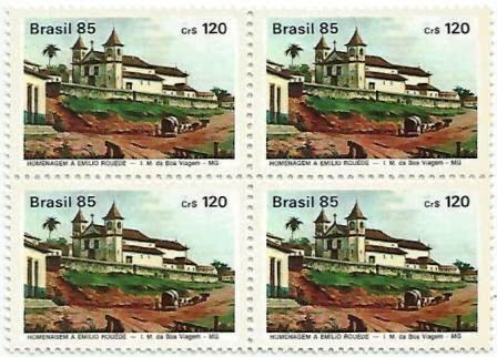 QC1438MINT - Homenagem à Emílio Rouéde (1848-1908) - Pintor - 1985 - MINT