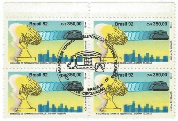 QC1790CBC - 10 MILHÕES DE TERMINAIS TELEFÔNICOS SISTEMA TELEBRÁS - 1992 - CBC