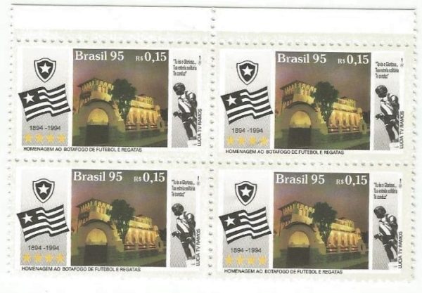 QC1983MINT - CLUBES DE FUTEBOL BOTAFOGO DE FUTEBOL E REGATAS - 1995 - MINT