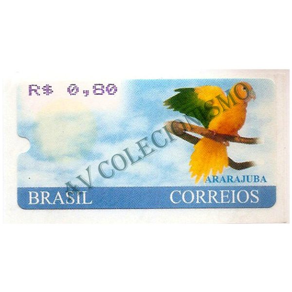 SE24 - Selo Etiqueta- Ararajuba - 2001