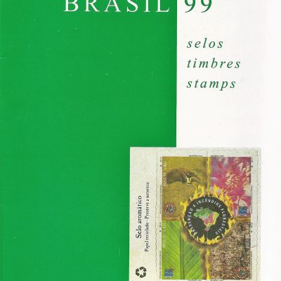 Fôlder dos Correios com a Coleção de Selos do Brasil - 1999